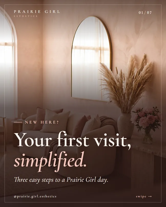 Carousel cover: your first visit, simplified