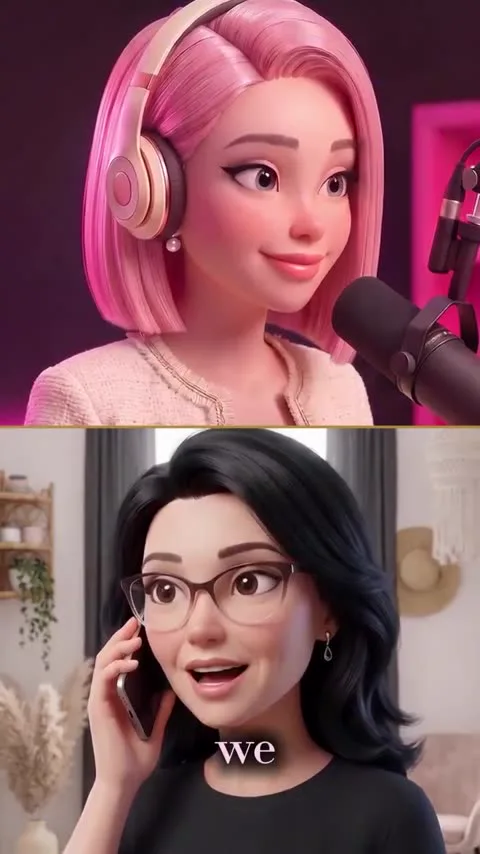 Bella, the animated host, interviewing Starla Thom of Prairie Girl Esthetics